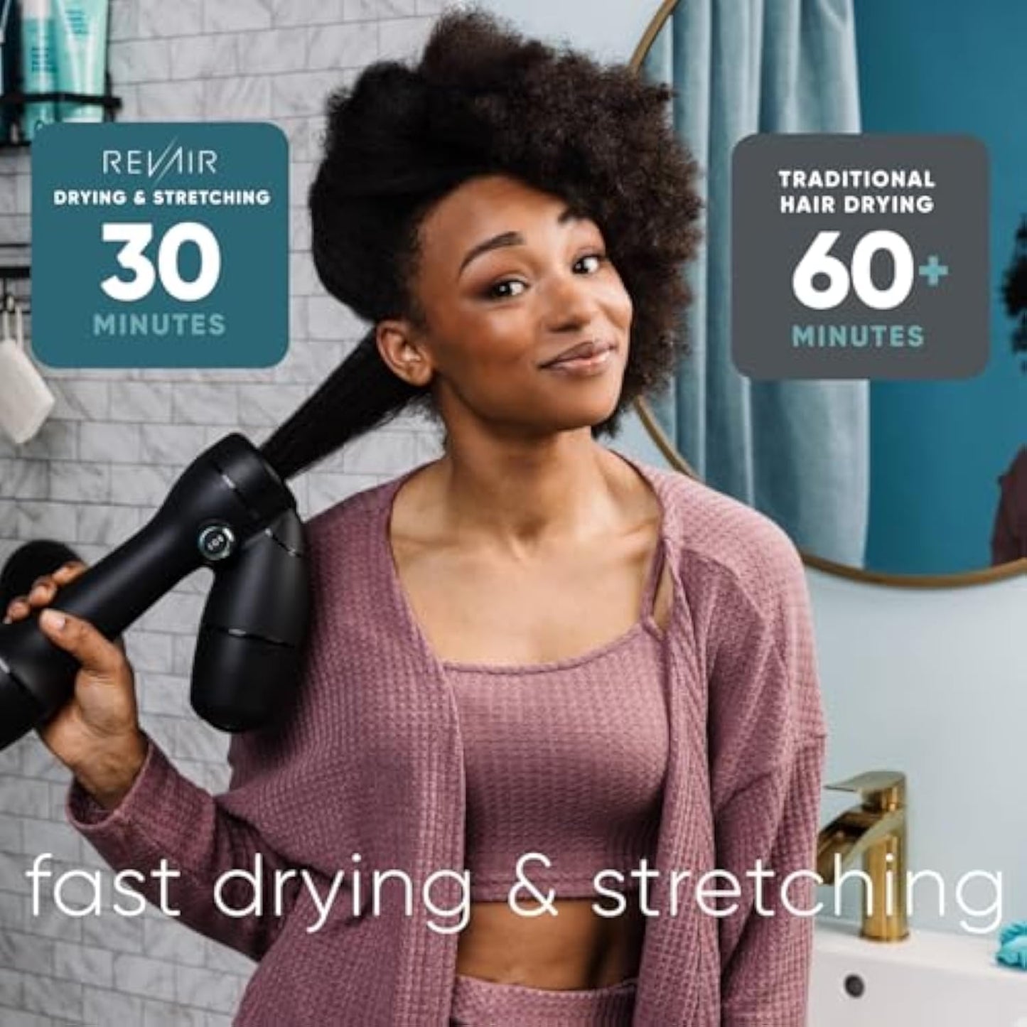 Reverse-Air Hair Dryer- For all Hair Types